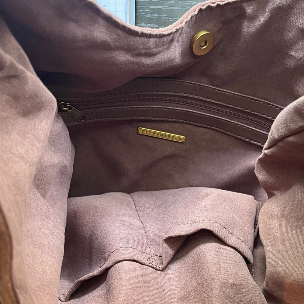 Steve Madden Multi-Tone Brown Hobo Bag - Picture 2 of 4